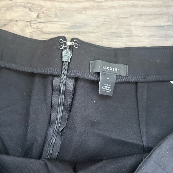 (3/$25) Halogen Classic Stretchy Black Pencil Skirt Size M - Picture 4 of 6